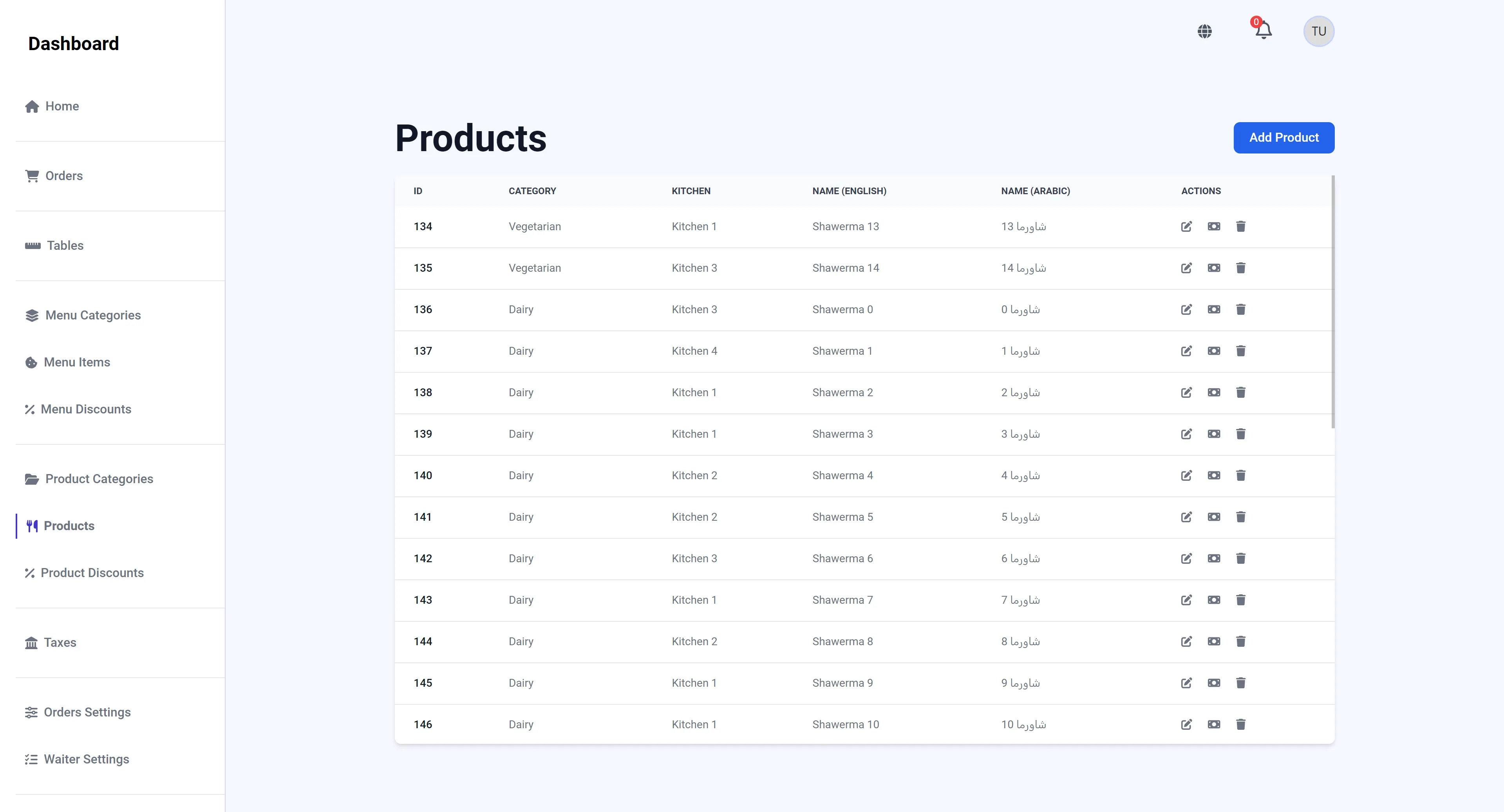 Restaurant Management System Image