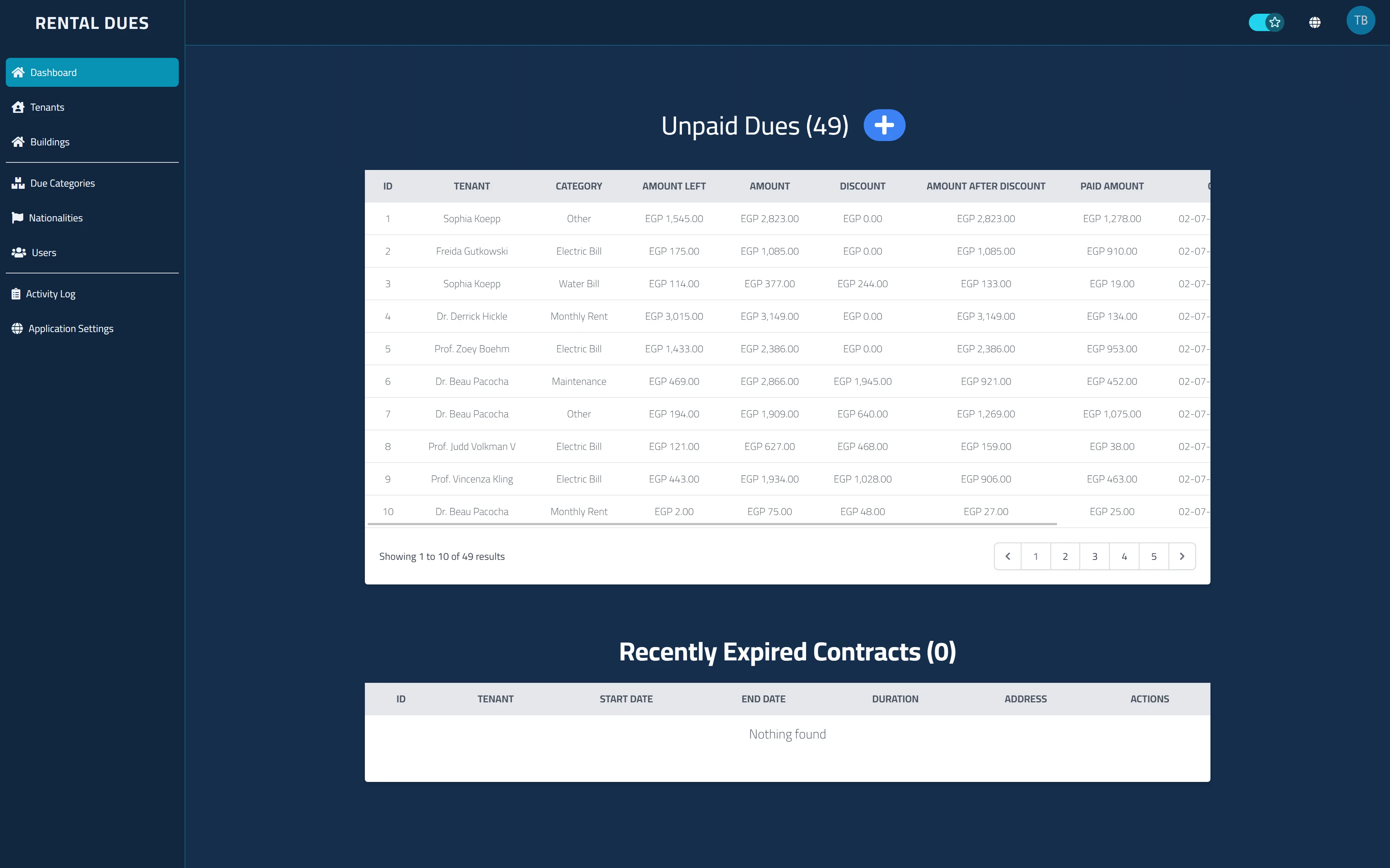 Rental Payment Management System Image
